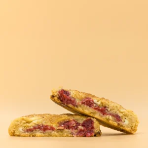 COOKIE CHOCO BLANC COEUR FRAMBOISES